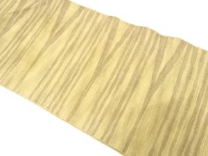 アンティーク　横段模様織り出し　夏用名古屋帯